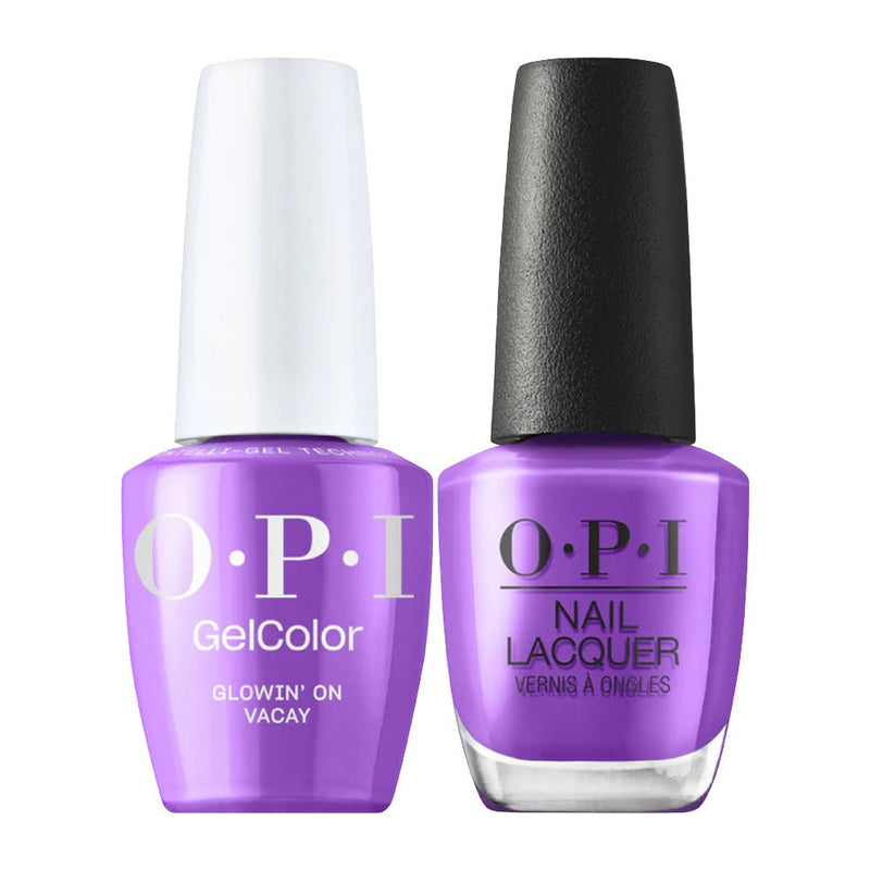 OPI Intelli Gel - S073 Glowin' On Vacay - Purple Color - 0.5 oz (OPI Summer 2026 Collection) - DTK Nail Supply