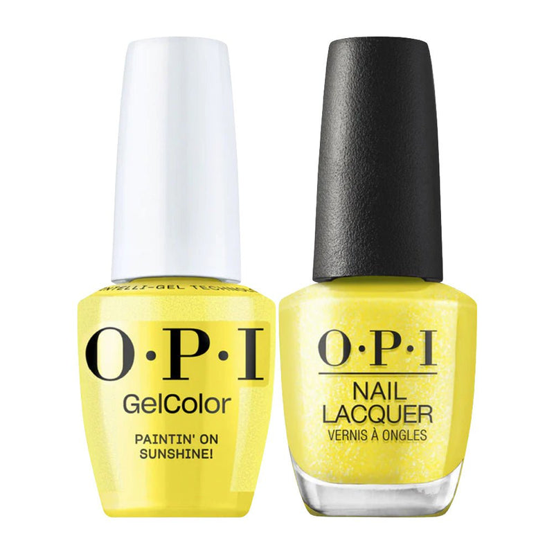 OPI Intelli Gel - S079 Paintin' On Sunshine! - Yellow Color - 0.5 oz (OPI Summer 2026 Collection) - DTK Nail Supply