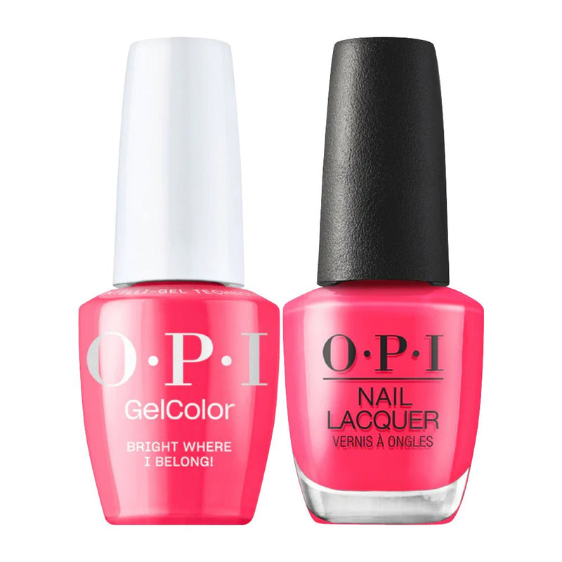 OPI Intelli Gel - S080 Bright Where I Belong! - Pink Color - 0.5 oz (OPI Summer 2026 Collection) - DTK Nail Supply