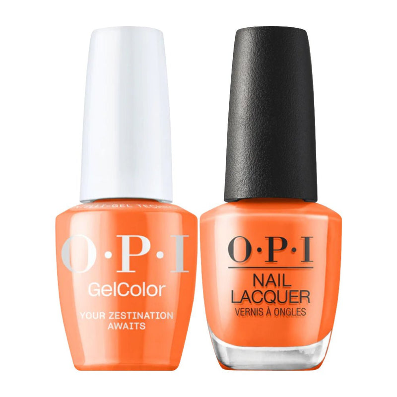 OPI Intelli Gel - S084 Your Zestination Awaits - Orange Color - 0.5 oz (OPI Summer 2026 Collection) - DTK Nail Supply