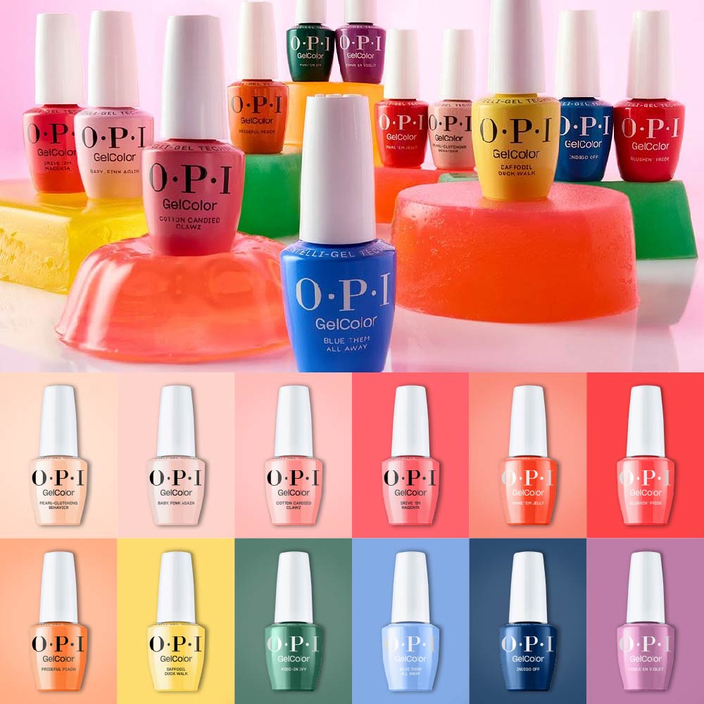 OPI Intelli - Gel - Set 12 Gel Colors - OPI Summer 2025 Make 'Em Jelly Collection - DTK Nail Supply