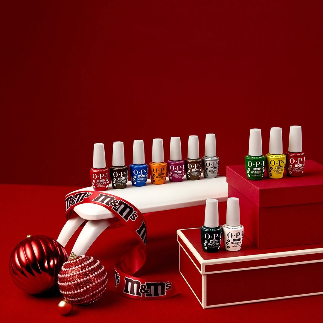 OPI x M&M'S Sweeten Your Mani Collection - Gel & Lacquer Duo Set 12 Colors