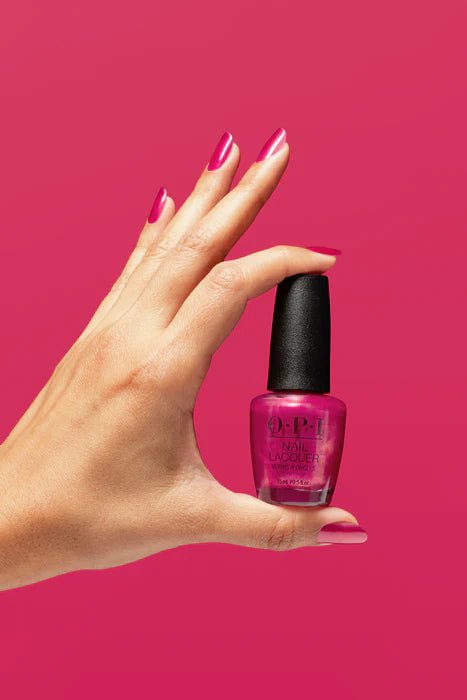 OPI Nail Lacquer - F014 Cyber Cherry On Top - 0.5oz - DTK Nail Supply