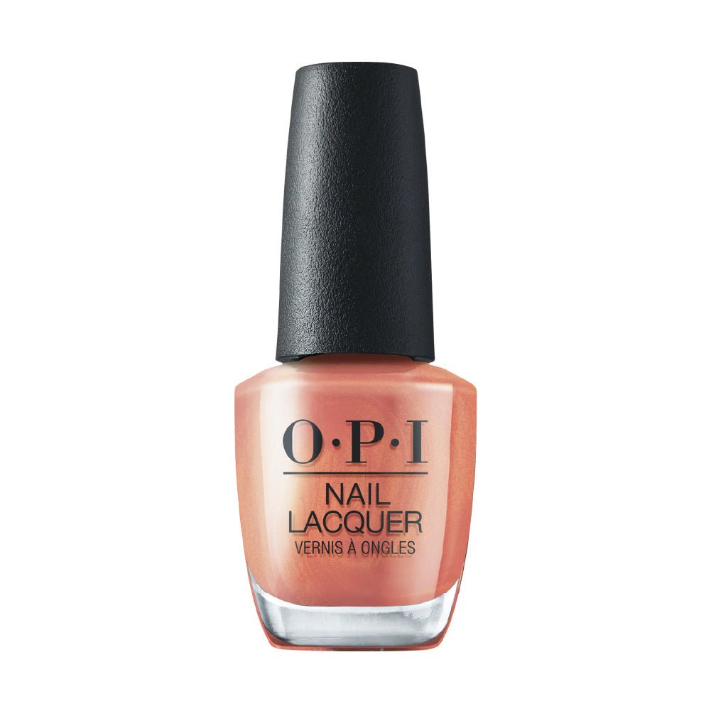 OPI Nail Lacquer - F043 Route Beer Float - Brown, Orange - 0.5 oz (OPI Fall 2026 Collection) - DTK Nail Supply