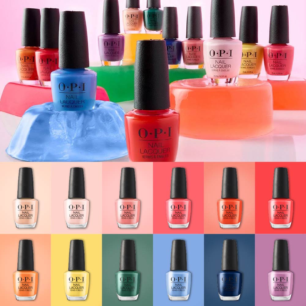 OPI Nail Lacquer - Set 12 Gel Colors - OPI Summer 2025 Make 'Em Jelly Collection - DTK Nail Supply