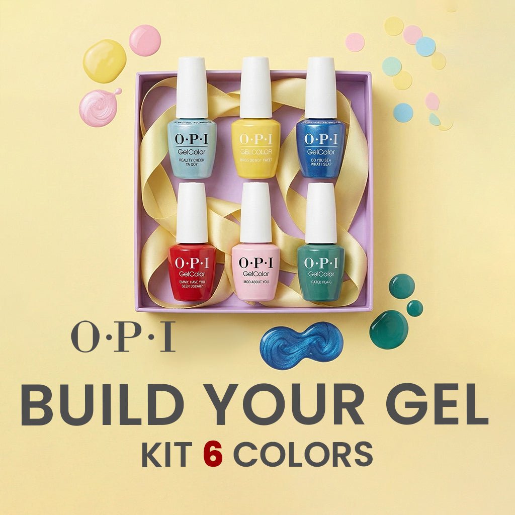 OPI Set Gel Polish - Build Your Own 6 Gel Kit - DTK Nail Supply