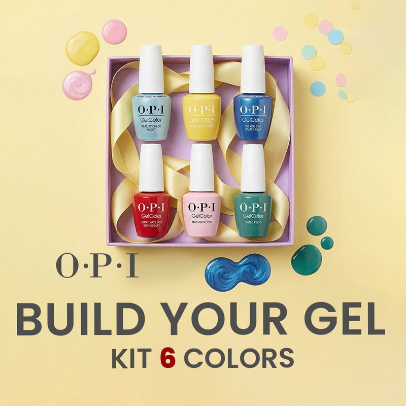 OPI Set Gel Polish - Build Your Own 6 Gel Kit - DTK Nail Supply