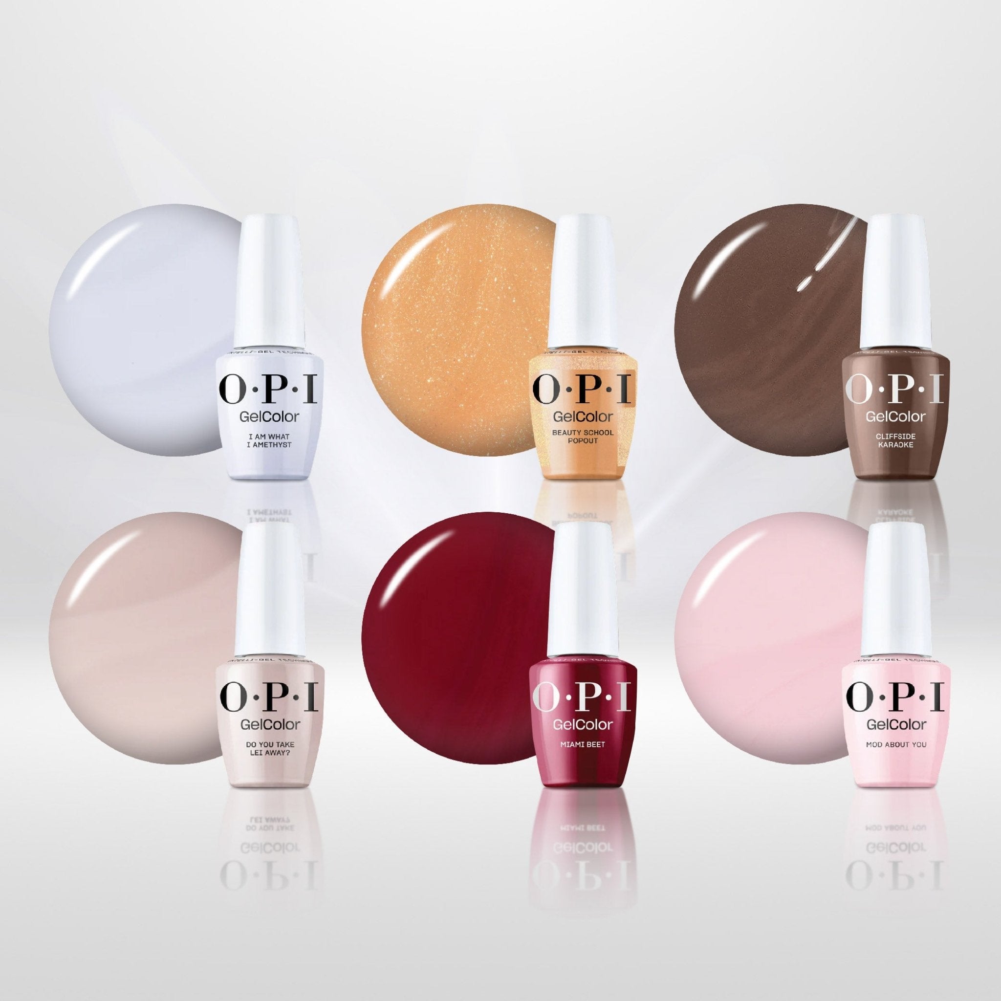 OPI Set Gel Polish - Build Your Own 6 Gels Kit - DTK Nail Supply