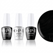 OPI T02 Black Onyx Intelli-Gel Combo Intelli-Gel Combo - Super Base Coat, Super Gloss Top Coat - DTK Nail Supply