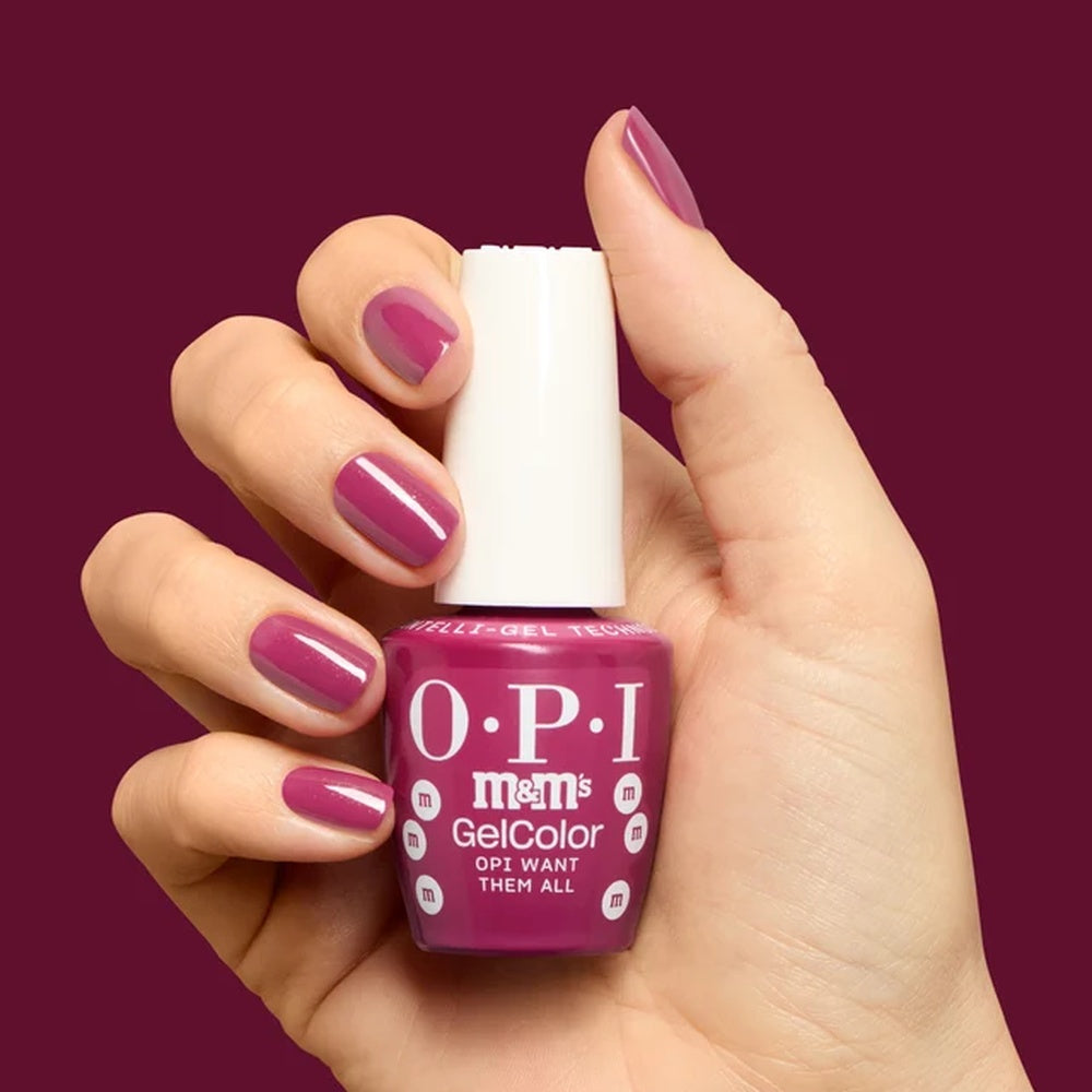 OPI x M&M's Sweeten Your Mani Collection - Intelli-Gel Kit #2 (6 Colors) - DTK Nail Supply