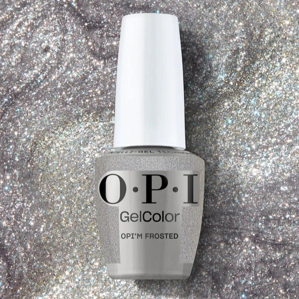 OPI Gel Nail Polish Duo - HPS01 OPI'm Frosted - Gel Polish 0.5oz