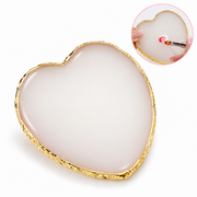 Color Mixing Palette - Heart White - DTK Nail Supply