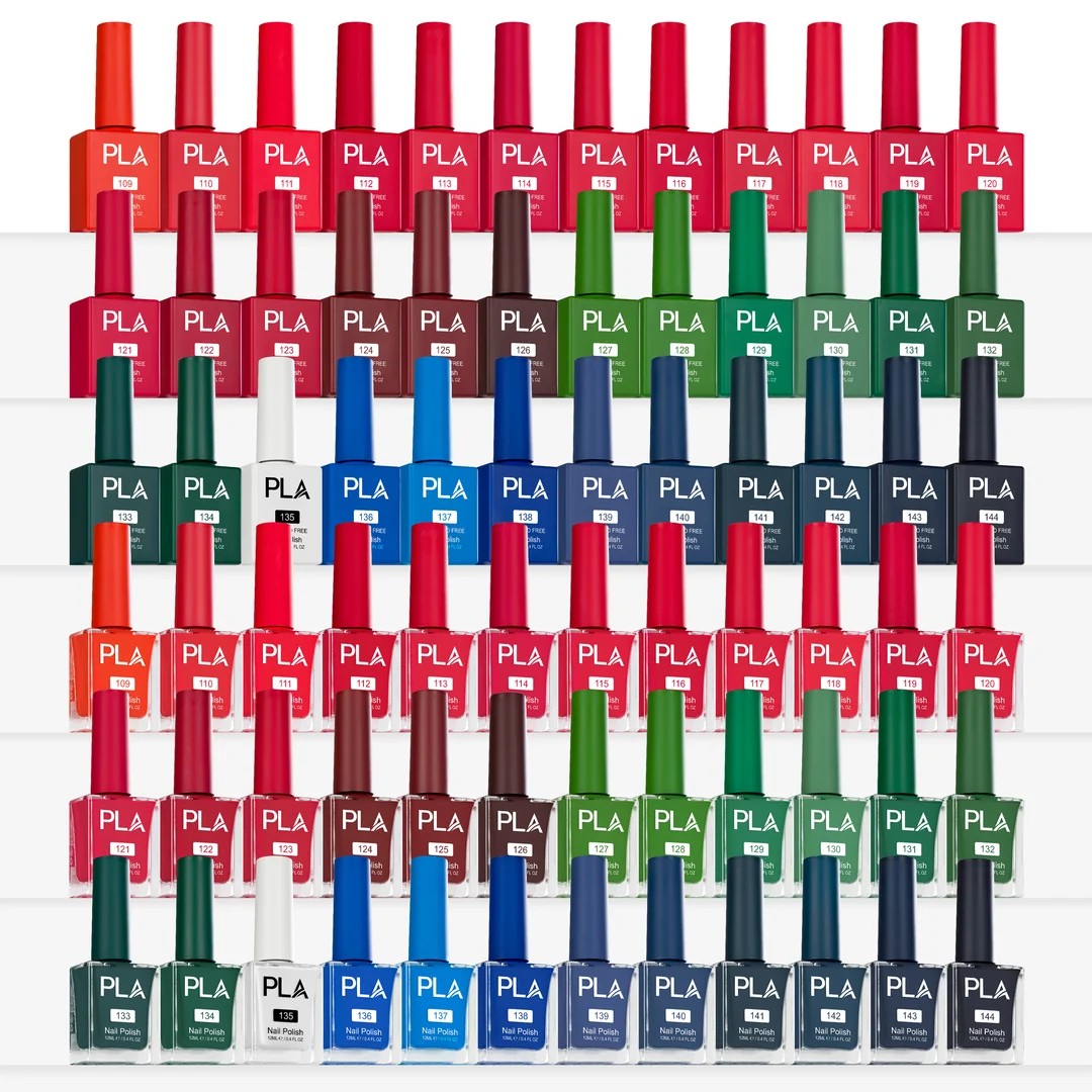 PLA Holiday Collection - Set of 36 Colors - Gel Polish, Nail Lacquer & Dip Powder - DTK Nail Supply