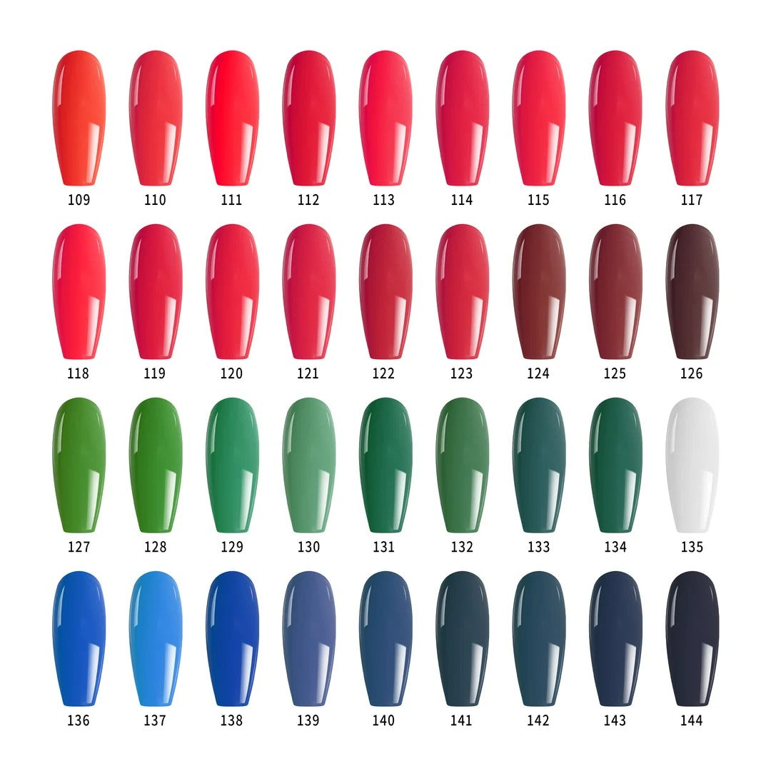PLA Holiday Collection - Set of 36 Colors - Gel Polish, Nail Lacquer & Dip Powder - DTK Nail Supply
