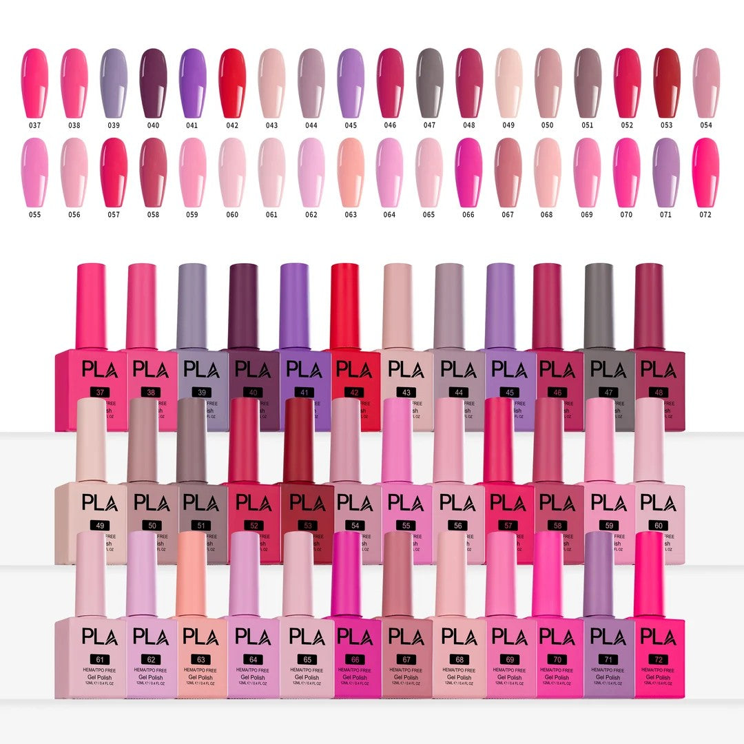 PLA Movies We Love Collection - Set of 36 Colors - Gel Polish, Nail Lacquer & Dip Powder - DTK Nail Supply