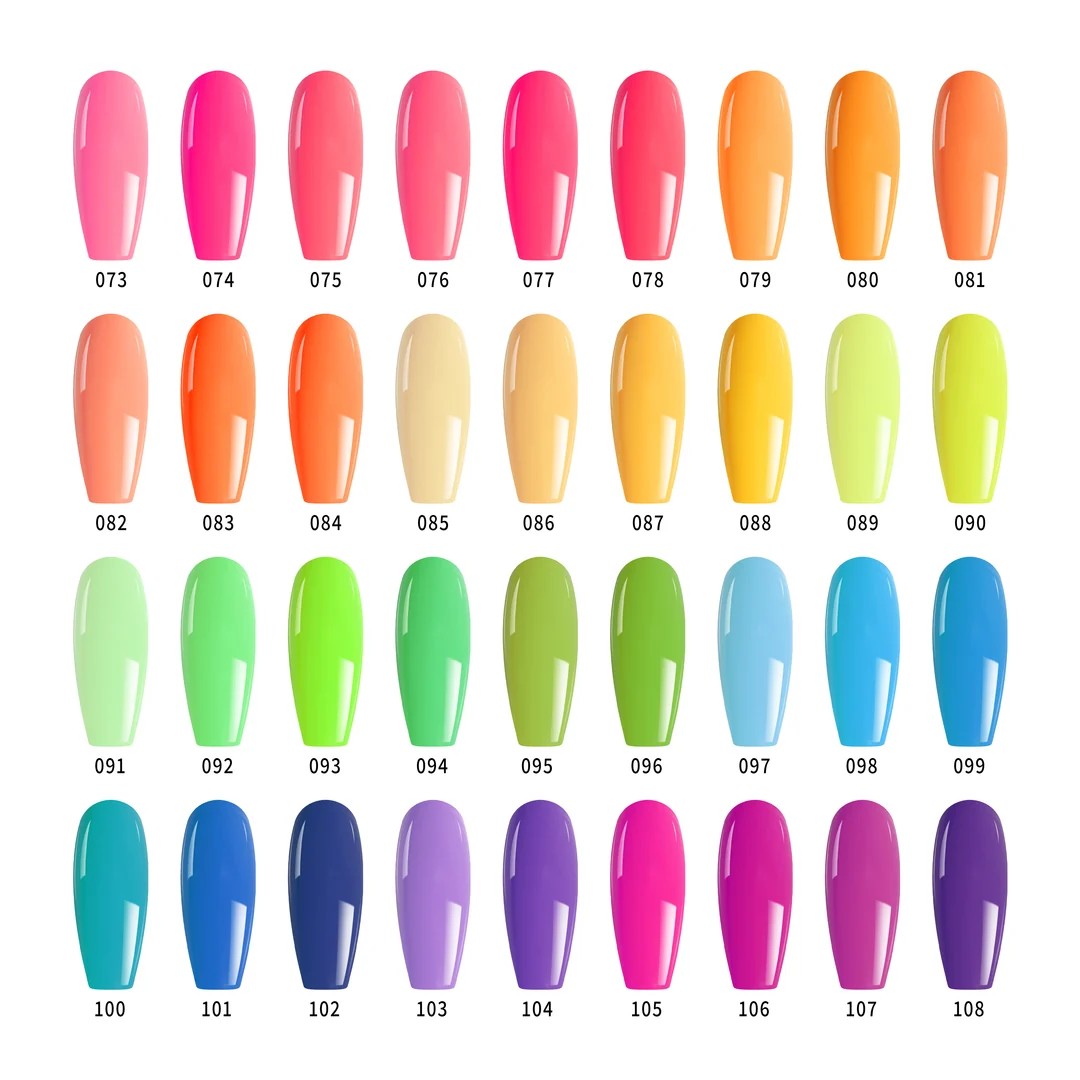 PLA What Happens in Vegas Collection - Set of 36 Colors - Gel Polish, Nail Lacquer & Dip Powder - DTK Nail Supply