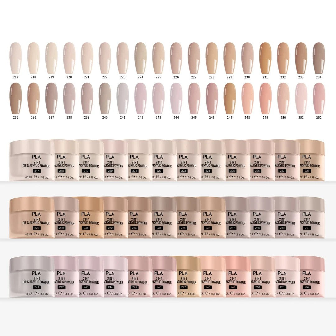 PLA What's Cookin' Good Lookin' Collection - Set of 36 Colors - Gel Polish, Nail Lacquer & Dip Powder - DTK Nail Supply