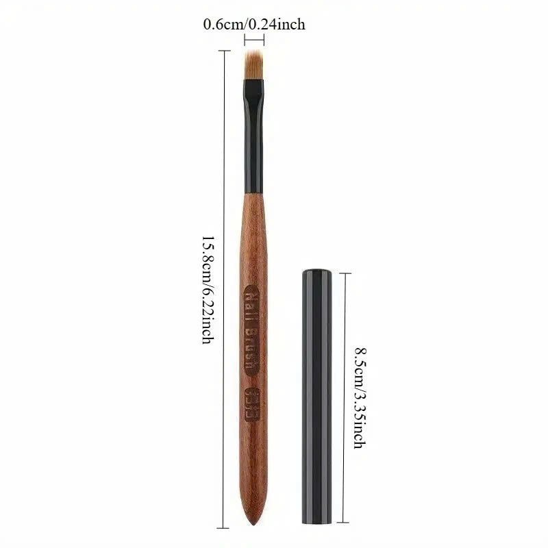 Premium Bamboo Nail Art Gradient Smudge Brush - DTK Nail Supply