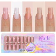 Press On Nails 150pcs/box - 08 - Long Square - DTK Nail Supply