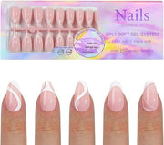 Press On Nails Mix 5 French Style 150pcsbox - A6 - DTK Nail Supply