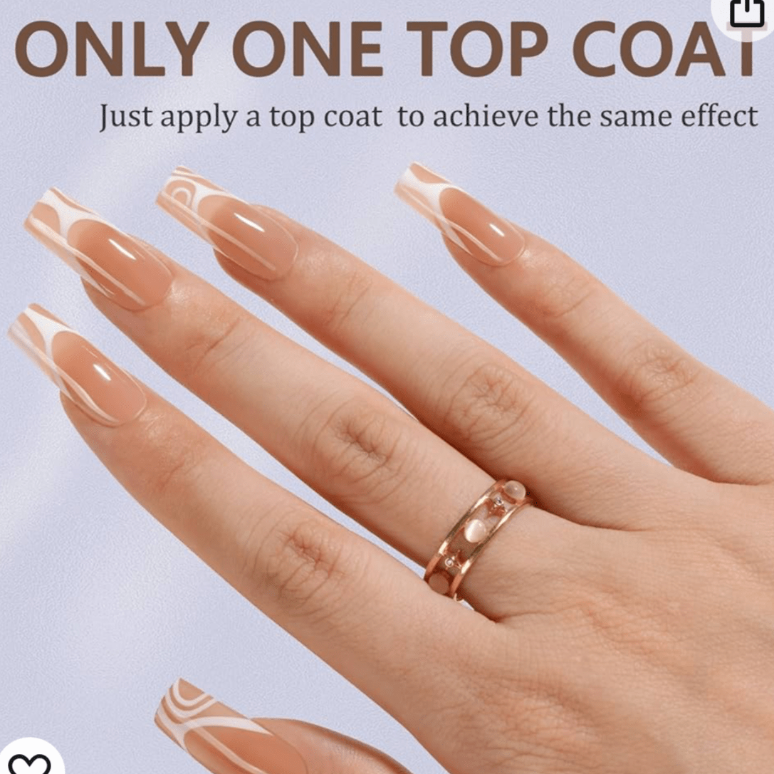 Press On Nails Mix 5 French Style 150pcsbox - A6 - DTK Nail Supply