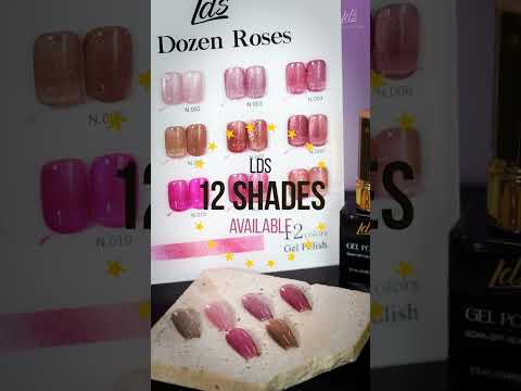 LDS DR 12 Colors - Gel Polish 0.5 oz - Dozen Rose Collection