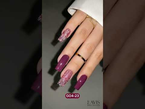 LAVIS Glitter G04 - Gel Polish 0.5 oz - Couture Collection - DTK Nail Supply