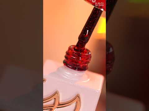 LAVIS C02 - Set 24 Colors - Gel Polish 0.5 oz - Scarlet Bloom Collection (Sample)