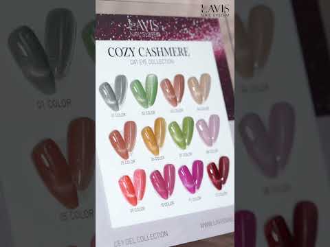 LAVIS Cat Eyes CE1 - Gel Polish 0.5 oz - Cozy Cashmere Collection