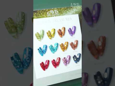 LAVIS Cat Eyes CE8 - Set 12 - Gel Polish 0.5 oz - Hidden Treasures Collection V2 - DTK Nail Supply