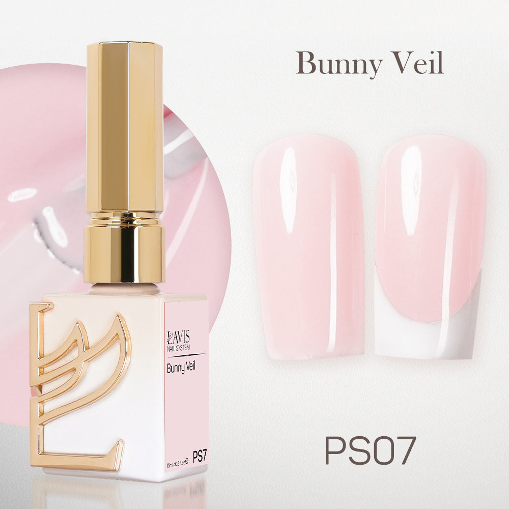 Lavis Gel Polish - PS7 Bunny Veil - 0.5oz - DTK Nail Supply