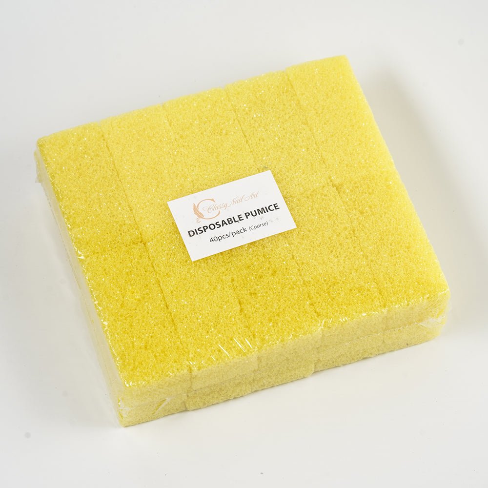 Pumice Yellow Pack of 40pcs - DTK Nail Supply