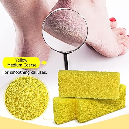 Pumice Yellow Pack of 40pcs - DTK Nail Supply