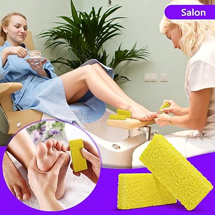 Pumice Yellow Pack of 40pcs - DTK Nail Supply