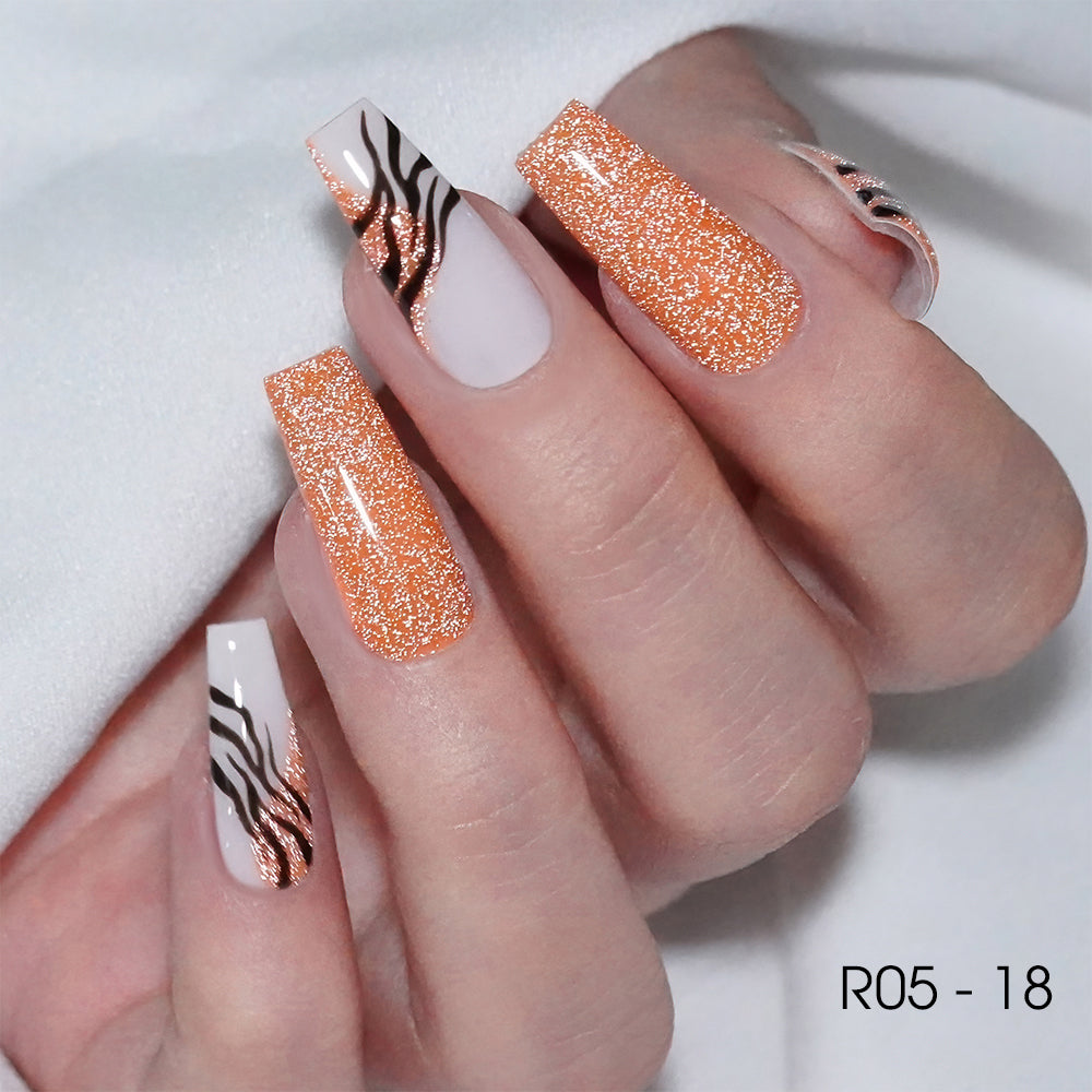 LAVIS Reflective R05 - 18 - Gel Polish 0.5 oz - Neon Lights Reflective Collection by LAVIS NAILS sold by DTK Nail Supply