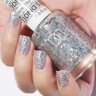  DND Gel Nail Polish Duo - 523 Glitter Colors - Rainbow Day by DND - Daisy Nail Designs sold by DTK Nail Supply