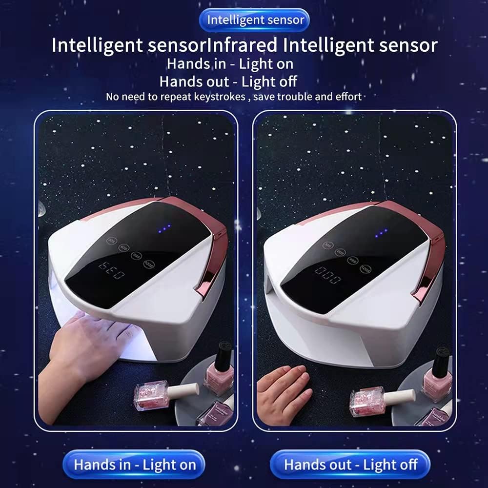 Rechargeable Cordless UV.LED Lamp 96W - DTK Nail Supply