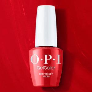 OPI Gel Nail Polish Duo - HPS05 Red Velvet Vixen - Gel Polish 0.5oz
