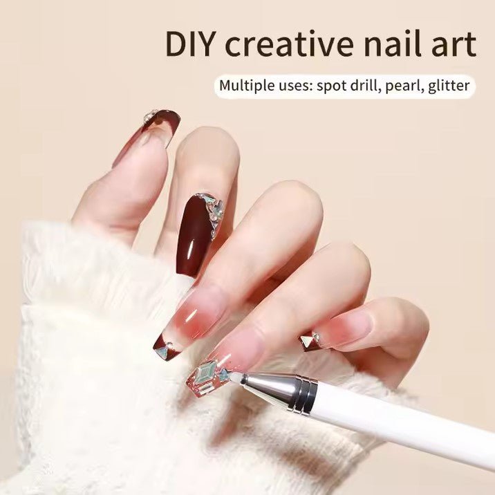 Refillable Wax Rhinestone Nail Art Pen - DTK Nail Supply