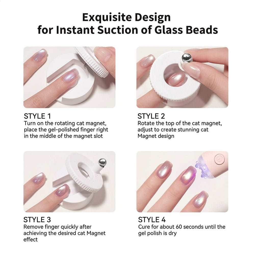 Rotating Cat Magnet - DTK Nail Supply