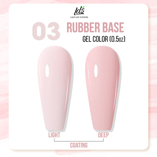 LDS RB-03 LDS Rubber Base Collection by LDS sold by DTK Nail Supply