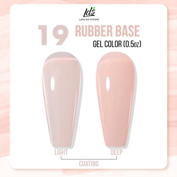 LDS RB-19 LDS Rubber Base Collection by LDS sold by DTK Nail Supply