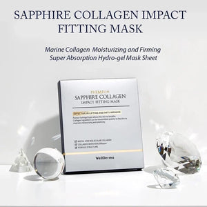 WellDerma Premium Sapphire Collagen Impact Fitting Mask 25g by OTHER sold by DTK Nail Supply