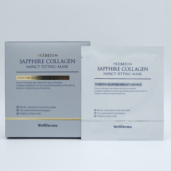 WellDerma Premium Sapphire Collagen Impact Fitting Mask 25g by OTHER sold by DTK Nail Supply