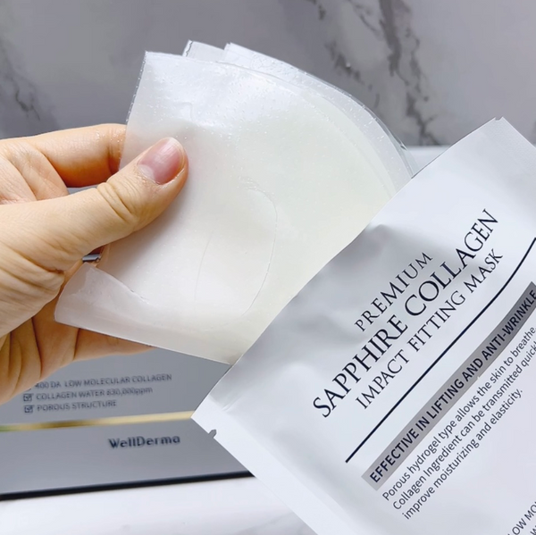 WellDerma Premium Sapphire Collagen Impact Fitting Mask 25g by OTHER sold by DTK Nail Supply