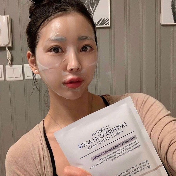  WellDerma Premium Sapphire Collagen Impact Fitting Mask 25g by OTHER sold by DTK Nail Supply
