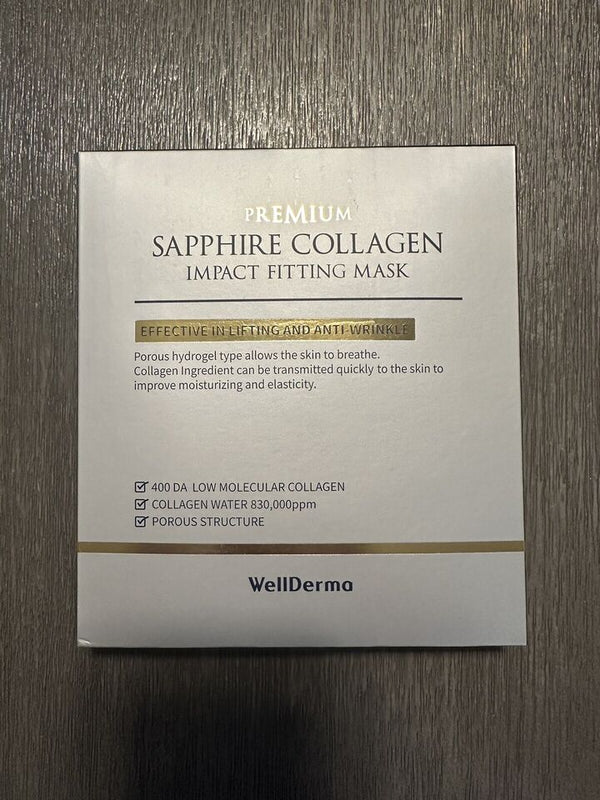  WellDerma Premium Sapphire Collagen Impact Fitting Mask 25g by OTHER sold by DTK Nail Supply