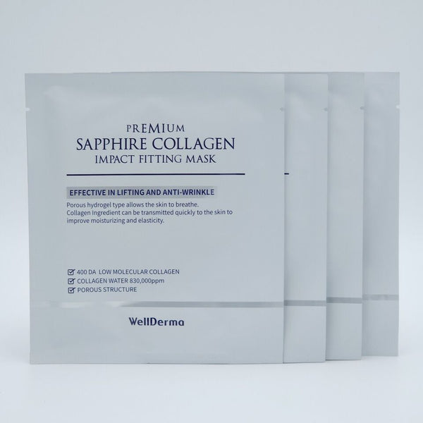  WellDerma Premium Sapphire Collagen Impact Fitting Mask 25g by OTHER sold by DTK Nail Supply