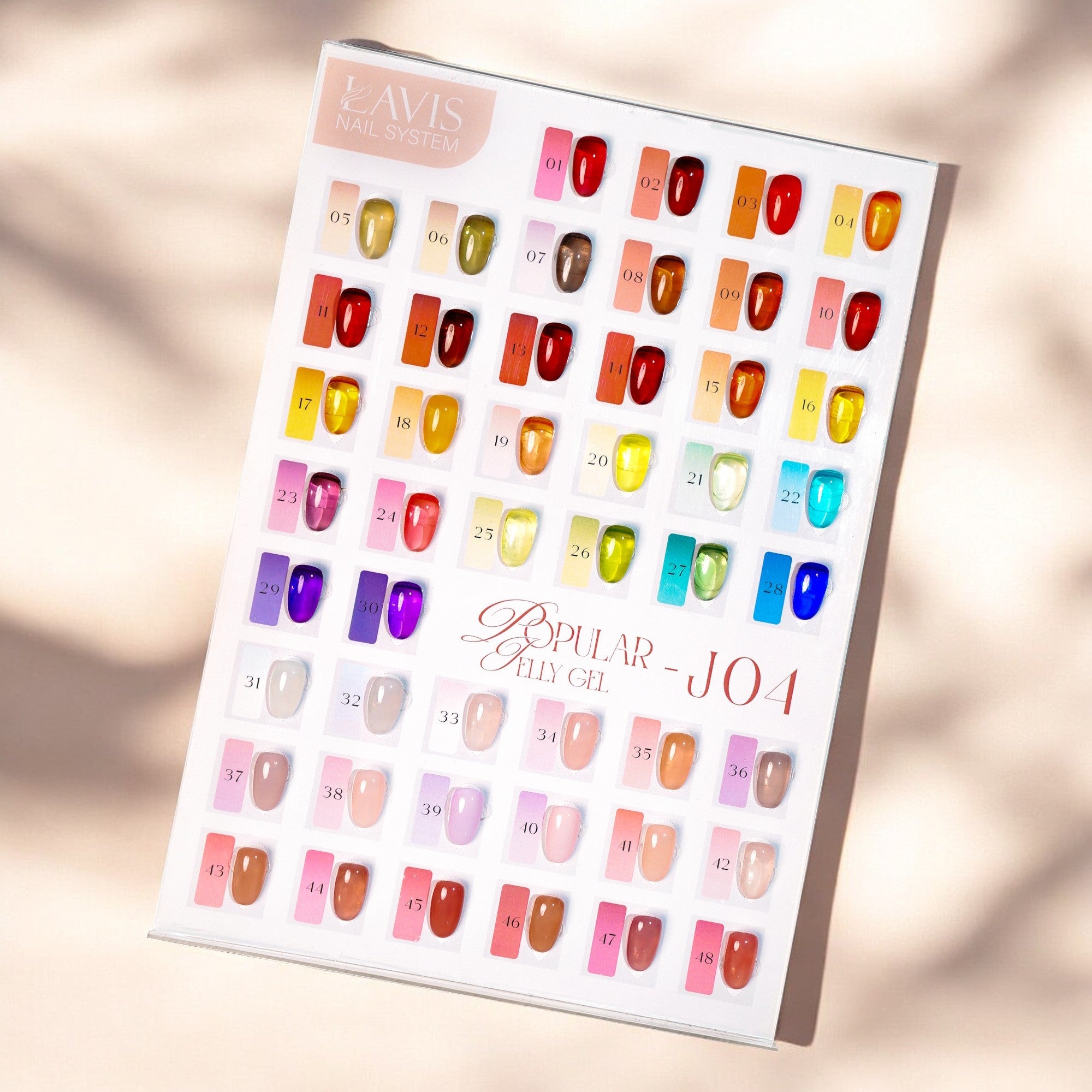 (Sample) LAVIS J04 - Gel Polish 0.5oz - Popular Jelly Collection - DTK Nail Supply