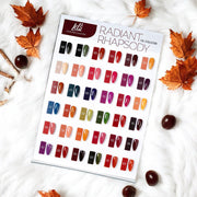 (Sample) LDS Set 36 Colors - Gel Polish 0.5oz - Radiant Rhapsody Collection - DTK Nail Supply